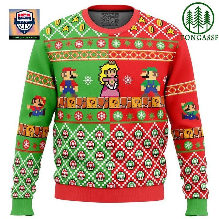 Mario Bros Ugly Christmas Sweater ? Usalast