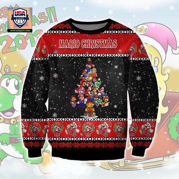 Mario Christmas Sweater ? Usalast
