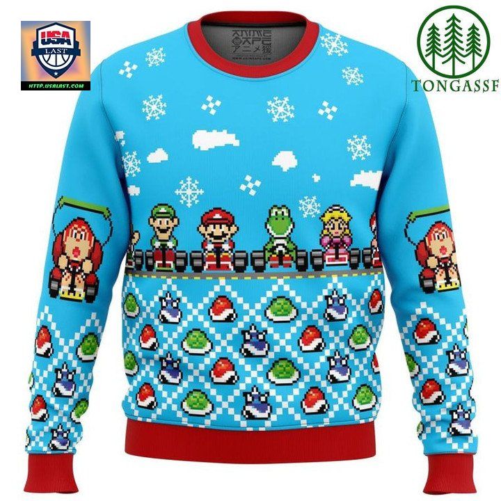 Mario Kart Ugly Christmas Sweater ? Usalast