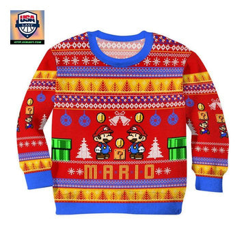 Mario Super Mario Christmas Sweater ? Usalast