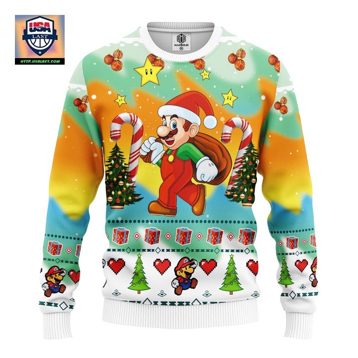 Mario Ugly Christmas Sweater Amazing Gift Idea Thanksgiving Gift ? Usalast