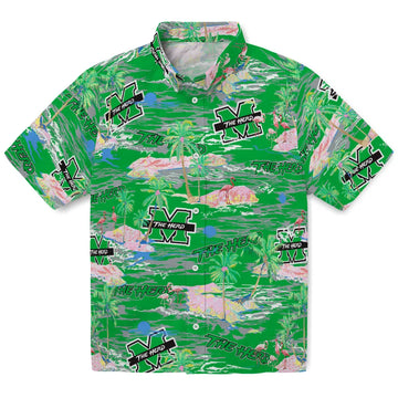 Marshall Thundering Herd Flamingo Retreat 2026 Hawaiian Shirt – Moonbestprint
