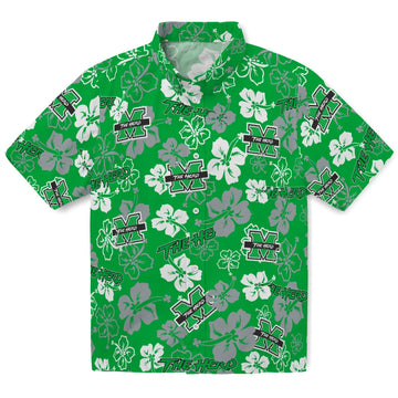 Marshall Thundering Herd Hibiscus Bloom Hawaiian Shirt – Moonbestprint