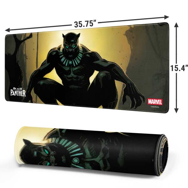 Marvel Black Panther TChalla King of Wakanda Gaming Mouse Pad Moonbestprint