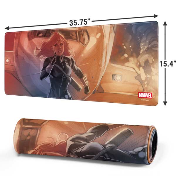 Marvel Black Widow Running Gaming Mouse Pad Moonbestprint