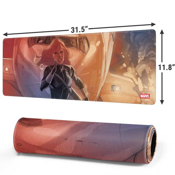 Marvel Black Widow Running Gaming Mouse Pad Moonbestprint