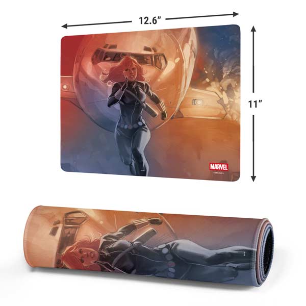 Marvel Black Widow Running Gaming Mouse Pad Moonbestprint