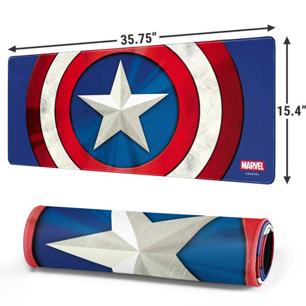 Marvel Captain America Shield Gaming Mouse Pad Moonbestprint