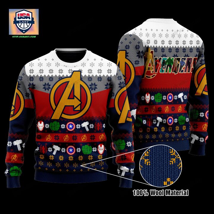Marvel Comics Avengers Christmas Sweater ? Usalast