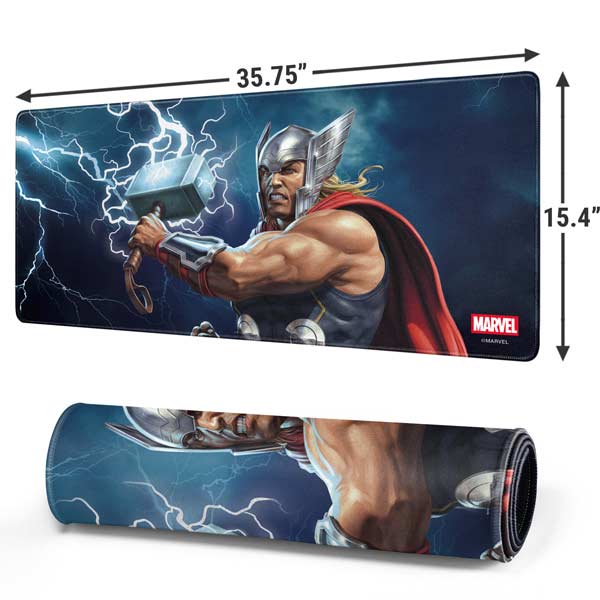 Marvel Thor Thor and Mjolnir Gaming Mouse Pad Moonbestprint