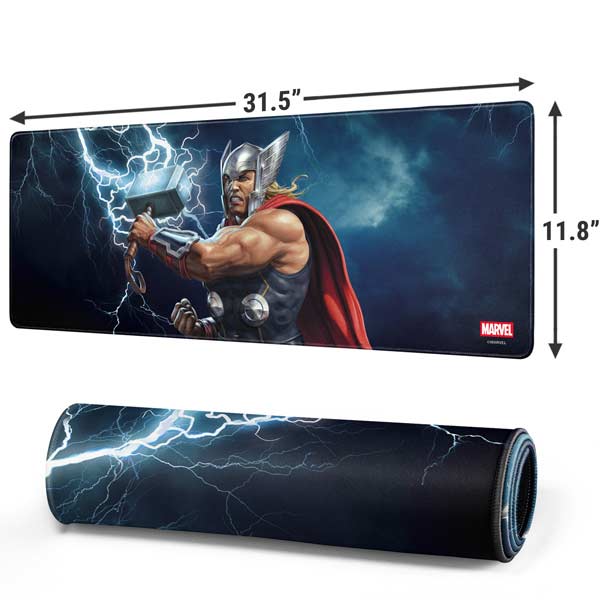 Marvel Thor Thor and Mjolnir Gaming Mouse Pad Moonbestprint