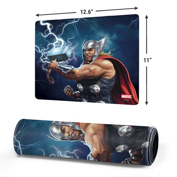 Marvel Thor Thor and Mjolnir Gaming Mouse Pad Moonbestprint