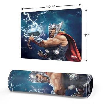 Marvel Thor Thor and Mjolnir Gaming Mouse Pad Moonbestprint