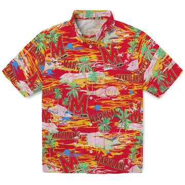 Maryland Terrapins Flamingo Retreat 2026 Hawaiian Shirt – Moonbestprint