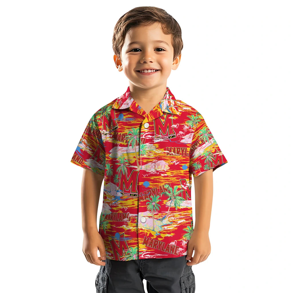 Maryland Terrapins Flamingo Retreat 2026 Hawaiian Shirt – Moonbestprint