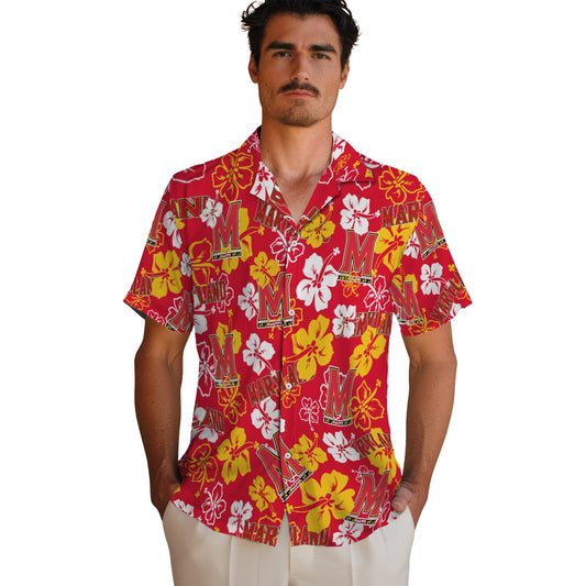 Maryland Terrapins Hibiscus Bloom Hawaiian Shirt – Moonbestprint