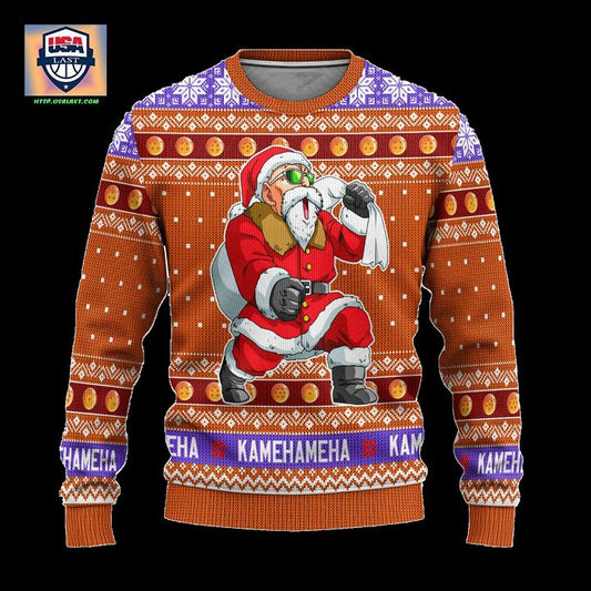 Master Roshi Dragon Ball Anime Ugly Christmas Sweater Xmas Gift ? Usalast
