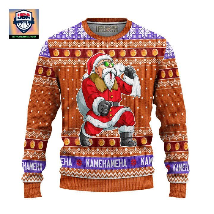 Master Roshi Dragon Ball Ugly Christmas Sweater And 3D Hoodie Xmas Gift ? Usalast