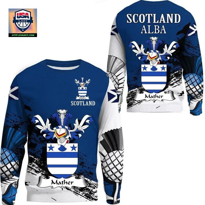 Mather Or Madder Scottish Family Crest Scotland Special Sweater A7 ? Usalast