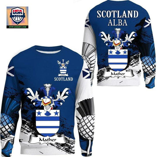 Mather Or Madder Scottish Family Crest Scotland Special Sweater A7 ? Usalast