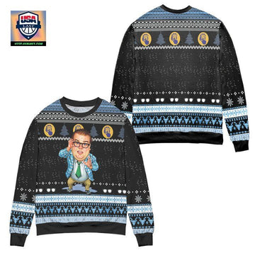 Matt Foley A Scary Story on Halloween Ugly Christmas Sweater ? Black ? Usalast