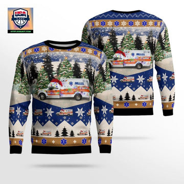 McCabe Ambulance Bayonne New Jersey Christmas AOP Sweater ? Usalast