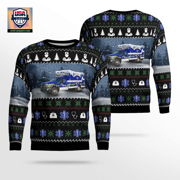 McVeytown Ambulance Christmas AOP Sweater ? Usalast