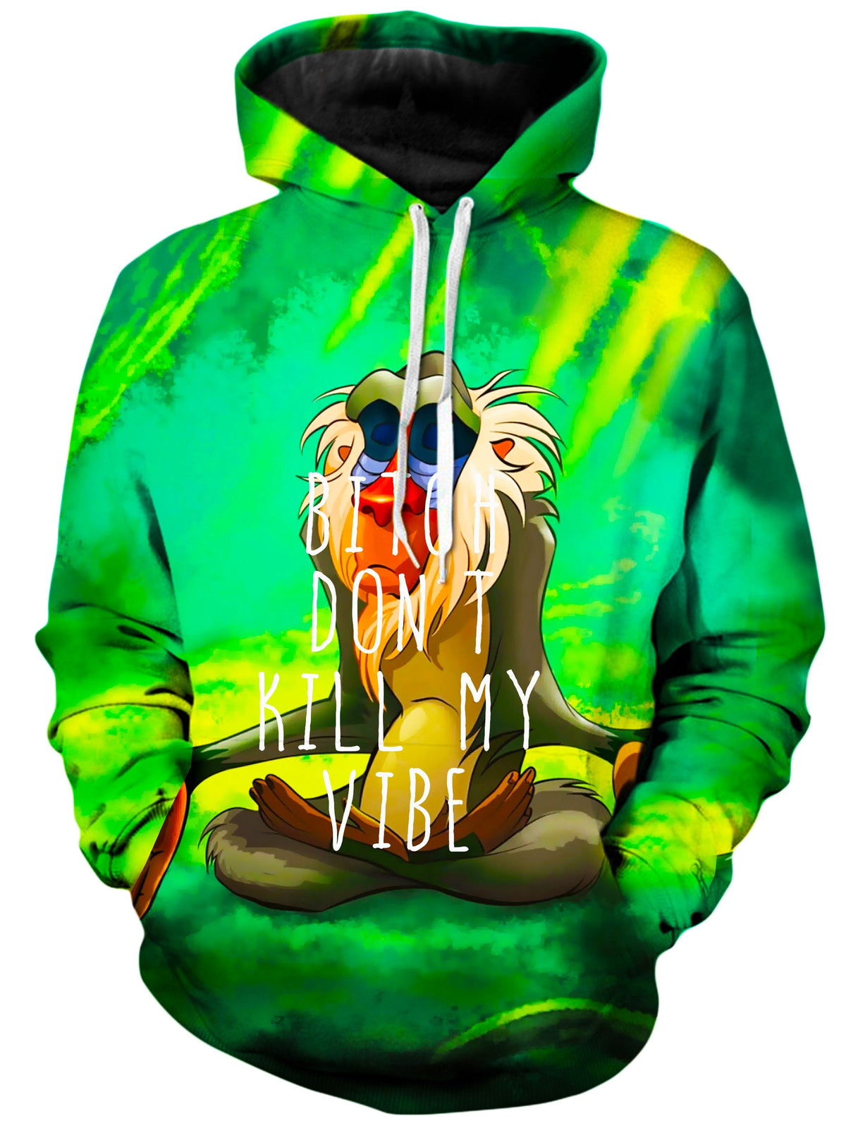 Meditating Rafiki Hoodie -Moonbestprint