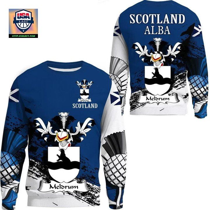 Meldrum Scottish Family Crest Scotland Special Sweater A7 ? Usalast
