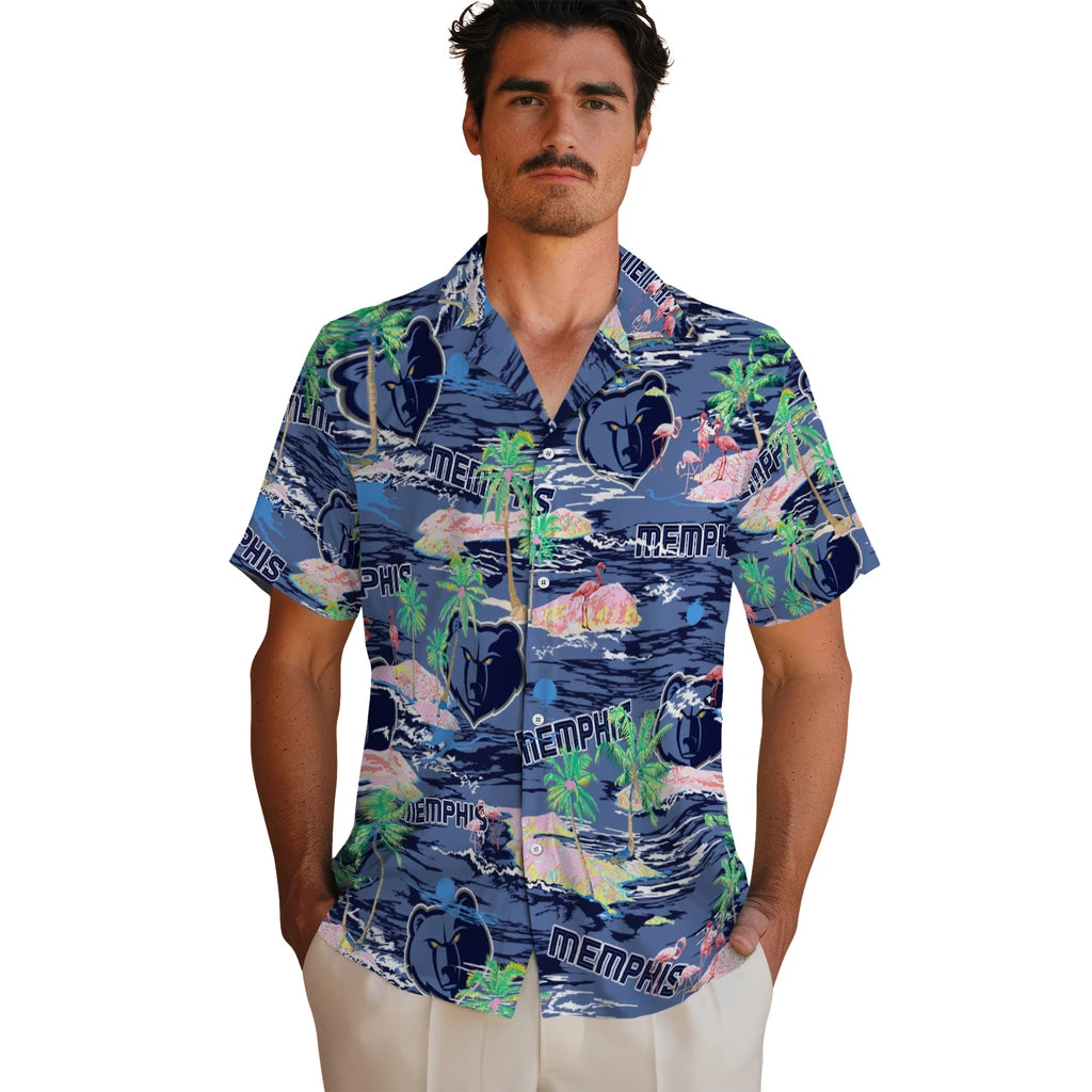 Memphis Grizzlies Flamingo Retreat 2026 Hawaiian Shirt – Moonbestprint