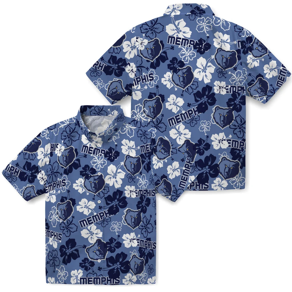 Memphis Grizzlies Hibiscus Bloom Hawaiian Shirt – Moonbestprint