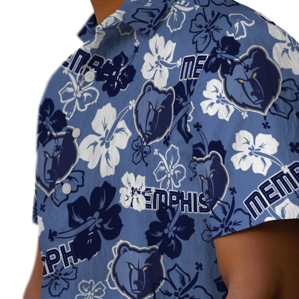 Memphis Grizzlies Hibiscus Bloom Hawaiian Shirt – Moonbestprint