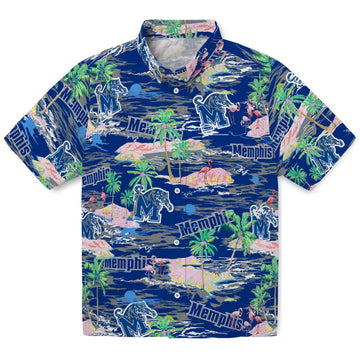 Memphis Tigers Flamingo Retreat 2026 Hawaiian Shirt – Moonbestprint