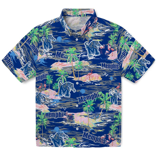 Memphis Tigers Flamingo Retreat 2026 Hawaiian Shirt – Moonbestprint