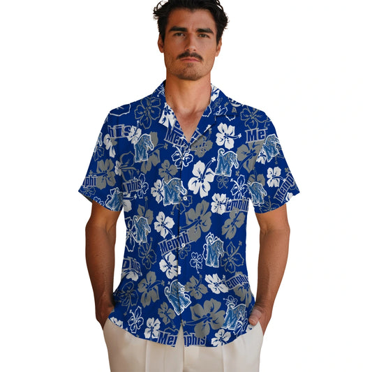 Memphis Tigers Hibiscus Bloom Hawaiian Shirt – Moonbestprint