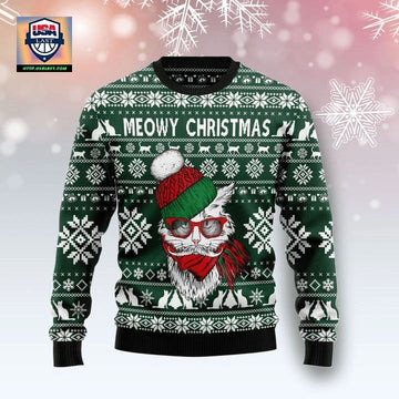 Meowy Christmas Ugly Christmas Sweater 2022 ? Usalast
