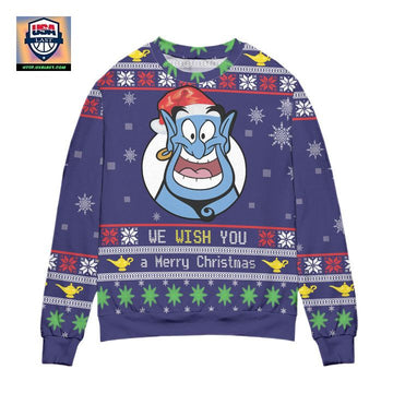 Merry Christmas The Magic Genie Lamp Ugly Christmas Sweater ? Usalast