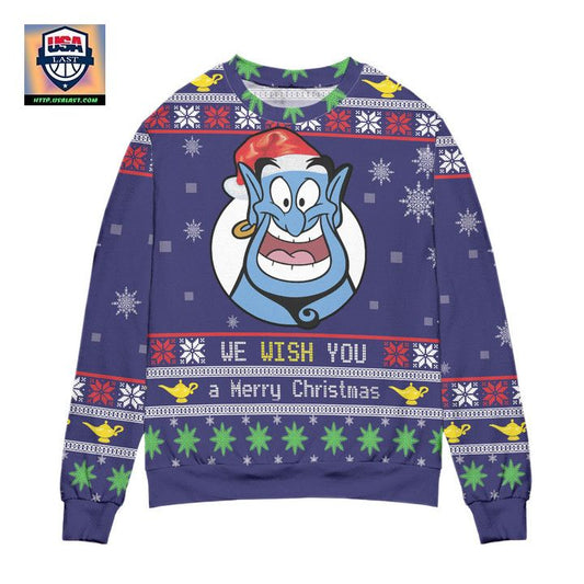 Merry Christmas The Magic Genie Lamp Ugly Christmas Sweater ? Usalast