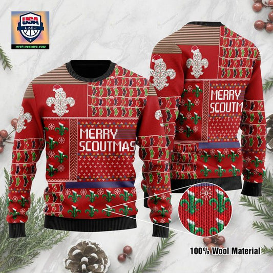 Merry Scoutmas Ugly For Scouts On National Ugly Day And Christmas 3D Sweater ? Usalast