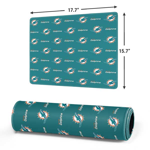 NFL Miami Dolphins Blitz Series Gaming Mouse Pad Moonbestprint