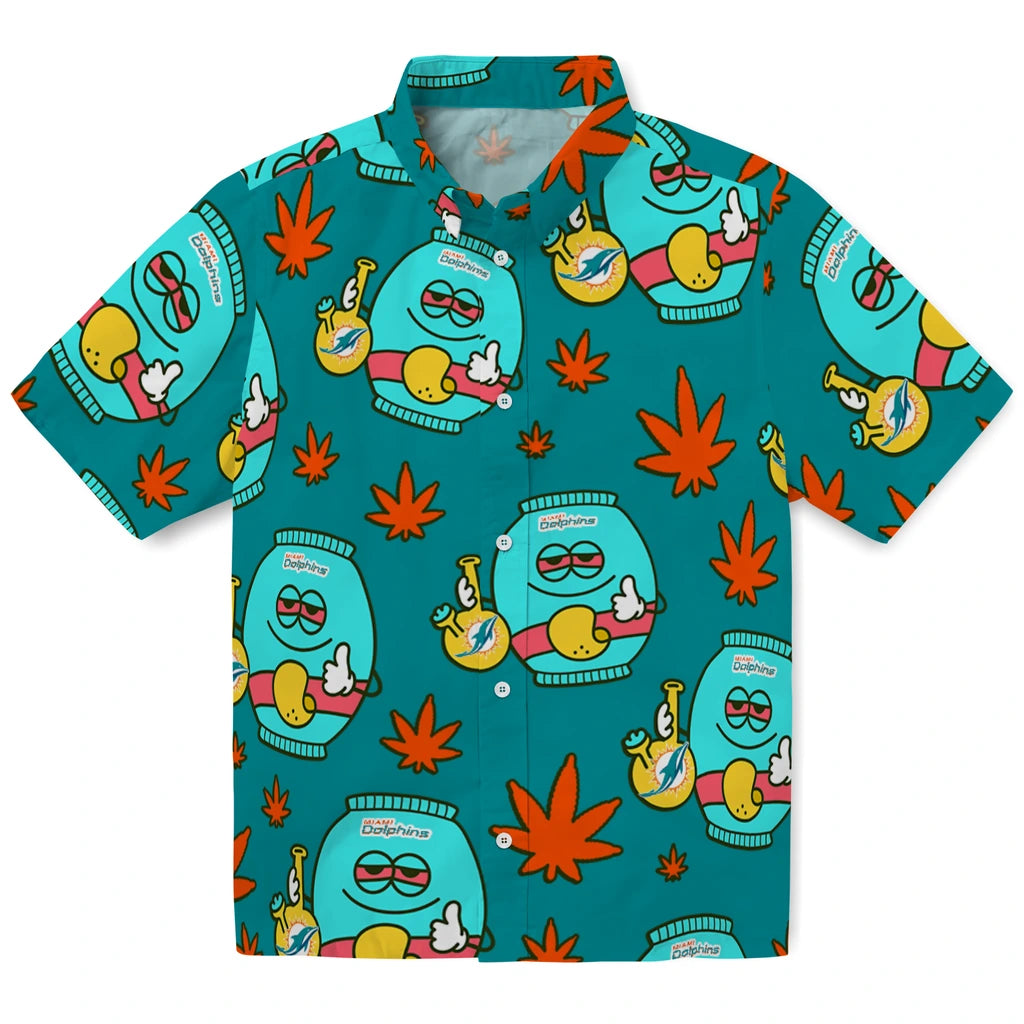Miami Dolphins Hawaiian Shirt - Chill Vibe | Moonbestprint