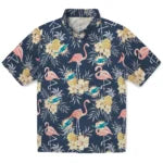 Miami Dolphins Hawaiian Shirt - Flamingo Hibiscus | Moonbestprint