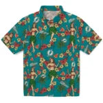 Miami Dolphins Hawaiian Shirt - Hawaiian Girls Design | Moonbestprint