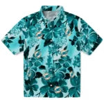 Miami Dolphins Hawaiian Shirt - Hibiscus Arrangement | Moonbestprint