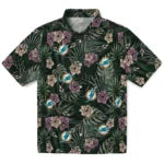 Miami Dolphins Hawaiian Shirt - Hibiscus Leaves Pattern | Moonbestprint