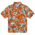 Miami Dolphins Hawaiian Shirt - Hibiscus Overlay | Moonbestprint