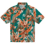 Miami Dolphins Hawaiian Shirt - Palm Leaves | Moonbestprint