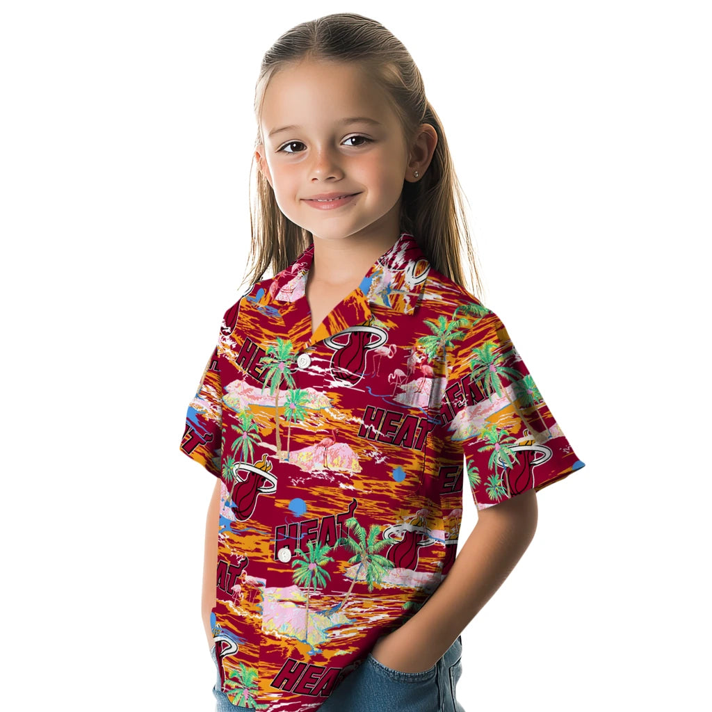 Miami Heat Flamingo Retreat 2026 Hawaiian Shirt – Moonbestprint