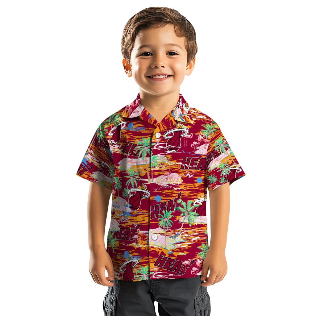 Miami Heat Flamingo Retreat 2026 Hawaiian Shirt – Moonbestprint