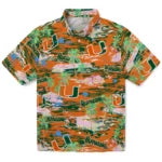 Miami Hurricanes Flamingo Retreat 2026 Hawaiian Shirt – Moonbestprint